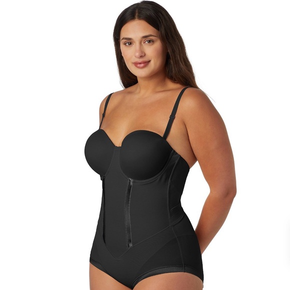Maidenform Other - Maidenform® Firm Control Shapewear Easy-Up Strapless Body Shaper 38B NWT